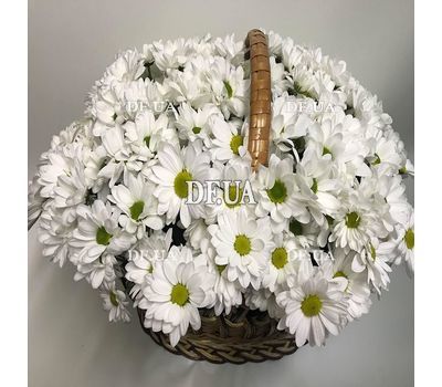 Basket with flowers for wedding - view 2