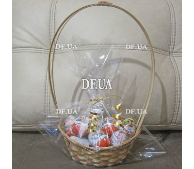 Eggs kinder surprise in the basket - view 1