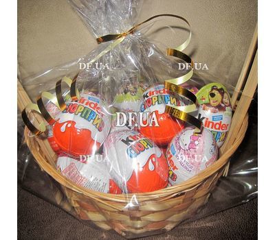 Eggs kinder surprise in the basket - view 2