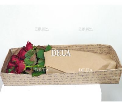 21 roses in a long box - view 2