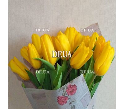 23 желтых тюльпана – вид 5