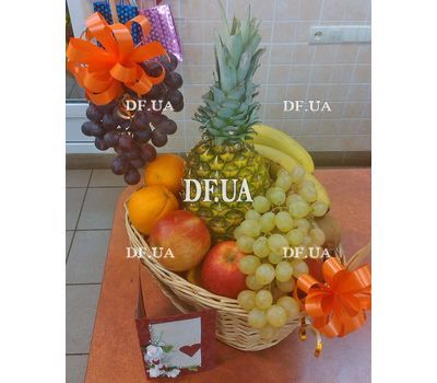 Large basket of fruit - view 1