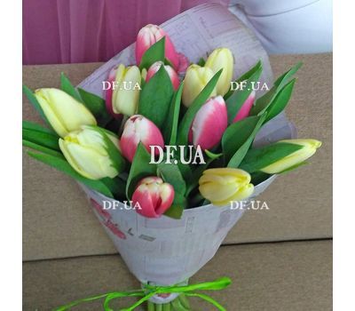 Bouquet of 15 tulips - view 10