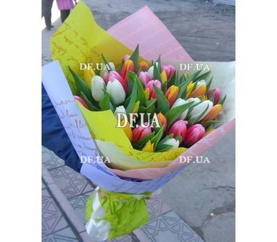 Bouquet of 51 tulips - view 4