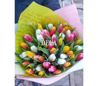 Bouquet of 51 tulips - view 5