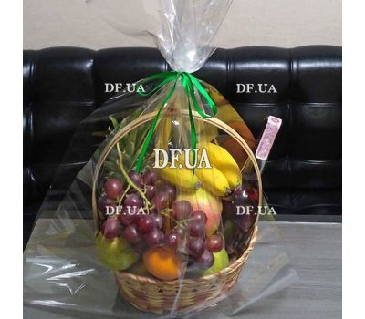 Fruit and wine in the basket - view 9