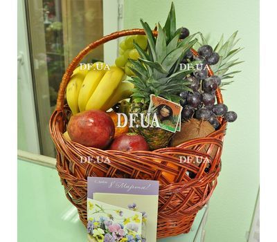 Basket with exotic fruits - view 1