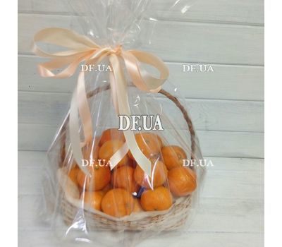 Basket of tangerines - view 1