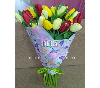 Spring flowers tulips - view 1