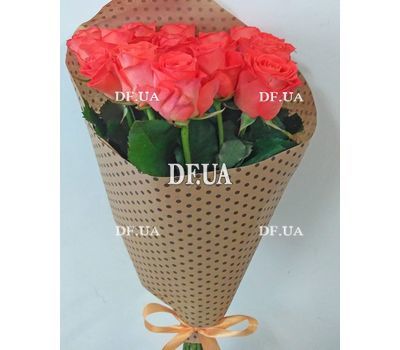Bouquet 15 coral roses - view 6