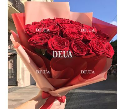 Bouquet of 25 red roses - wiev 5