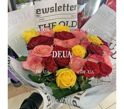 25 multi-colored roses 6