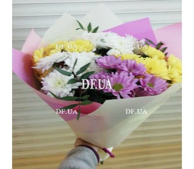 5 chrysanthemums bouquet 6