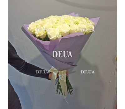 Bouquet of 45 white roses 1