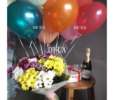 Bouquet of 15 chrysanthemums 6