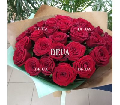 Bouquet of 25 red roses 7