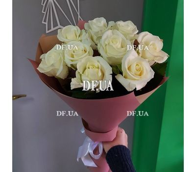 Nine white roses 4