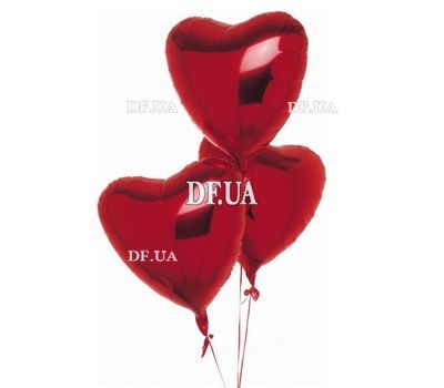3 red hearts