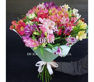 Bouquet of 15 alstromeries – вид 10