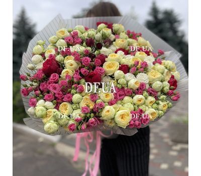 Bouquet from rose spray 6