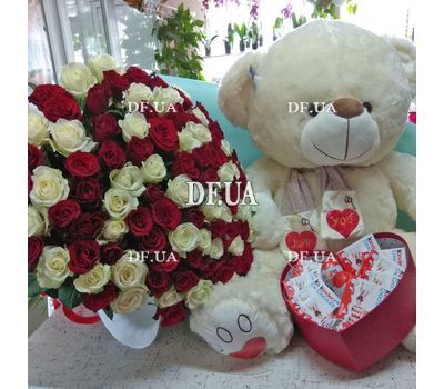 White Teddy Bear 1 m 5