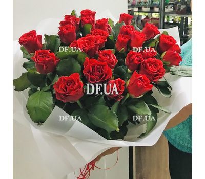 Букет 25 роз красных - вид 5