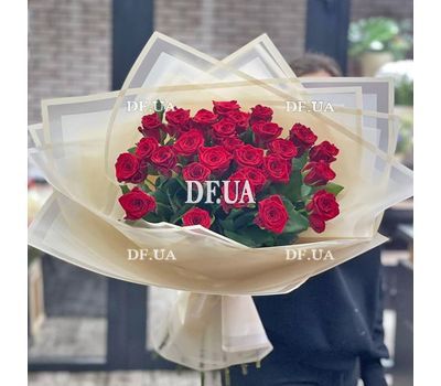 Bouquet of 27 red roses 6