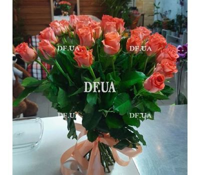Orange bouquet of roses 5
