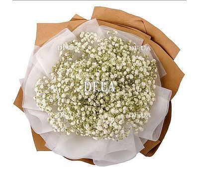 Bouquets with gypsophila 1
