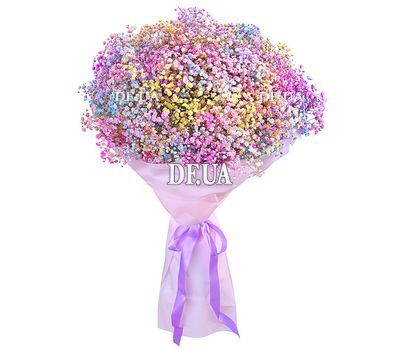 25 multi-colored gypsophila