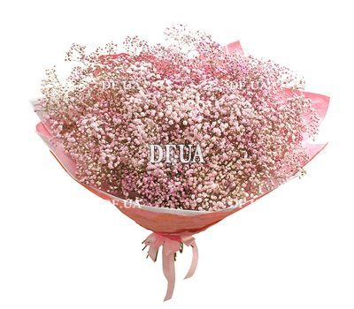Bouquet of 51 pink gypsophila