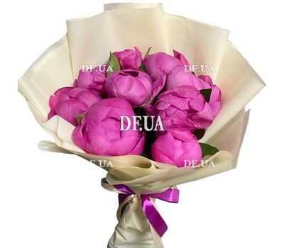 11 hot pink peonies
