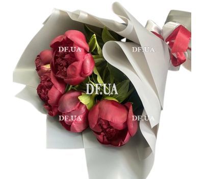 Burgundy peonies 1