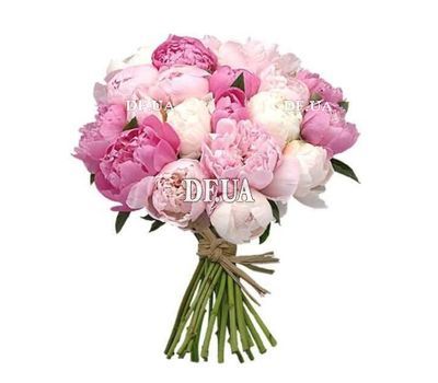 Multicolored peonies