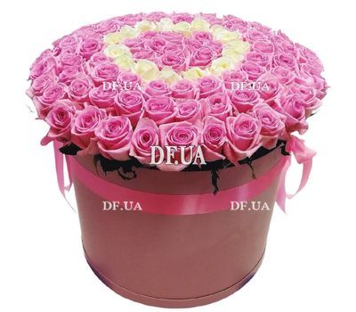 101 roses in a box