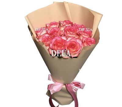 11 pink Jumilia roses