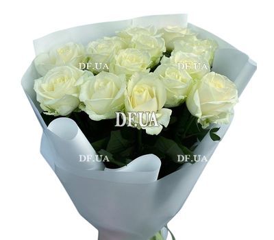 13 white roses