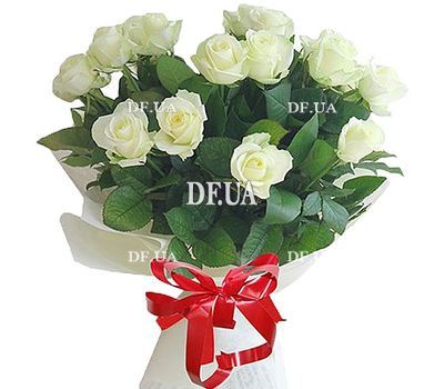 17 white roses