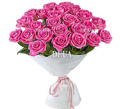 25 pink roses